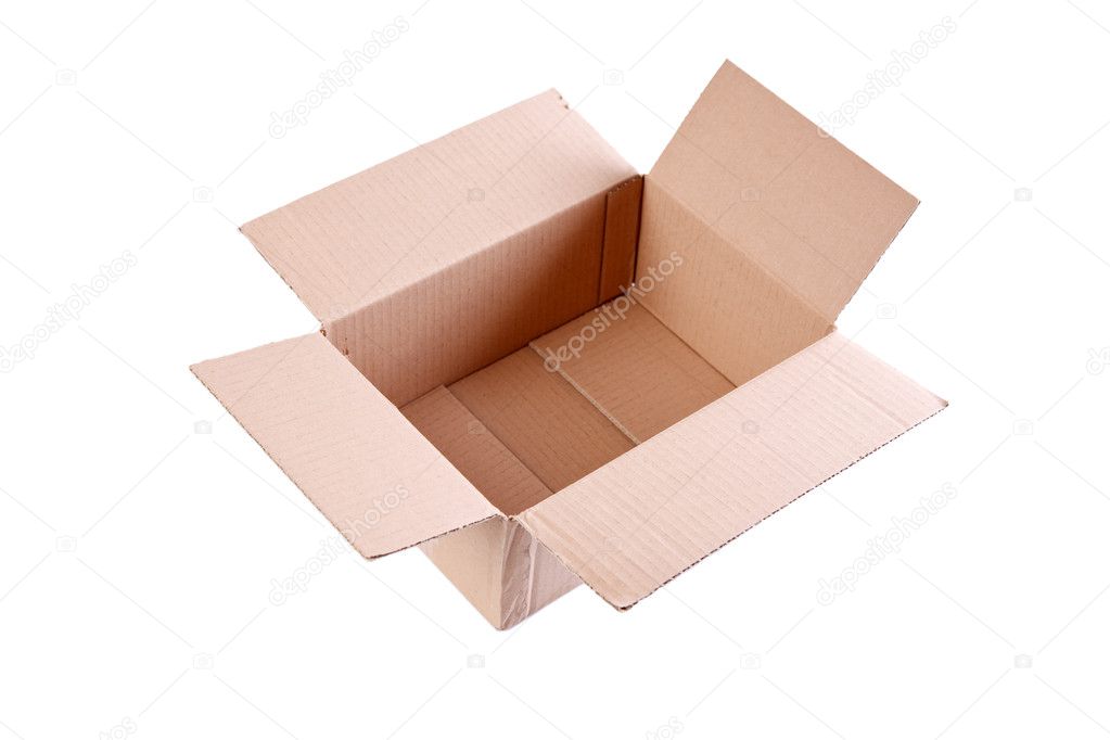 Empty carton box Stock Photo by ©jirkaejc 2521254