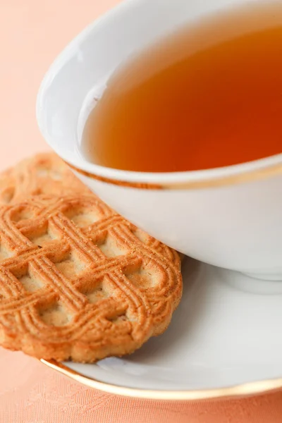 stock image Sweet cookie and tea