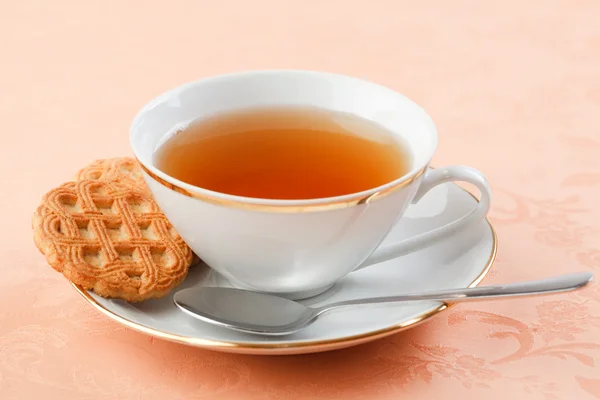 stock image Sweet cookie and tea