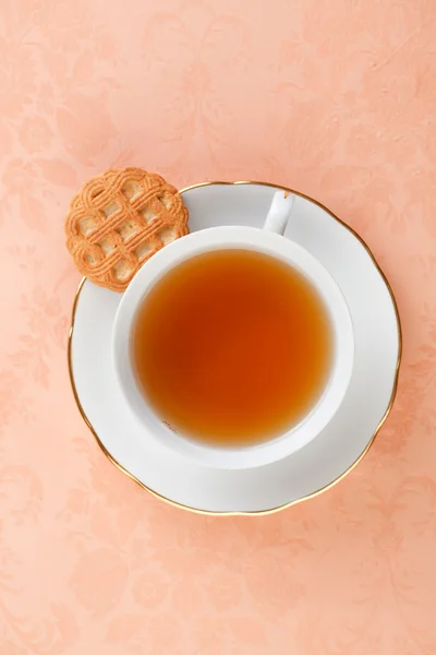 Sweet cookie and tea — Stock Photo, Image