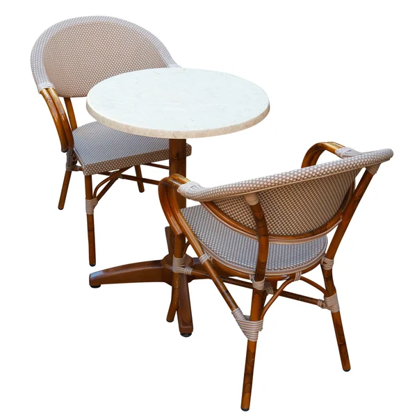 Stock image Chairs and table