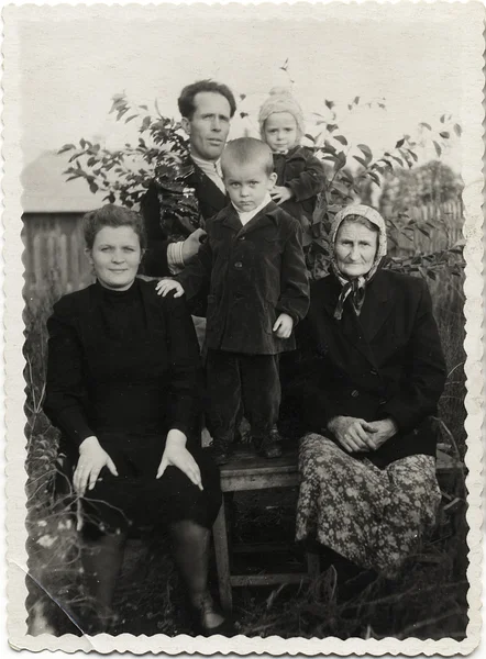 Família soviética — Fotografia de Stock