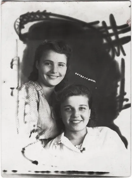 Dvě sestry — Stock fotografie