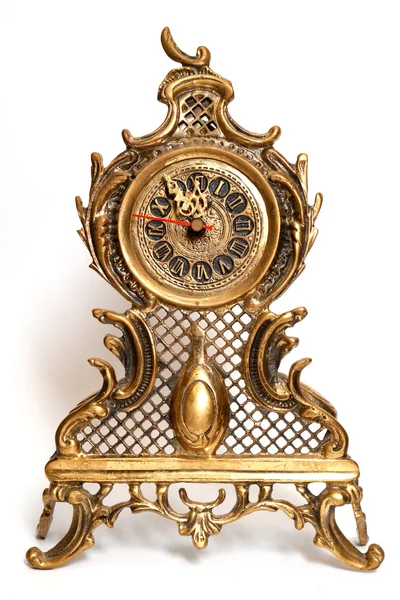 Bronze clocks old-fashioned — Stock Photo, Image