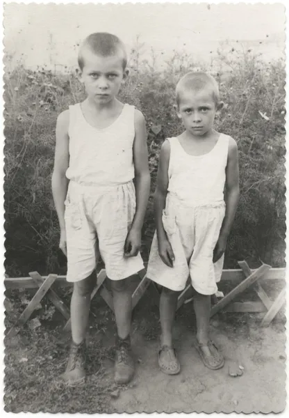 Dois irmãos. . — Fotografia de Stock