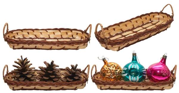 Set of baskets — Stock Photo, Image