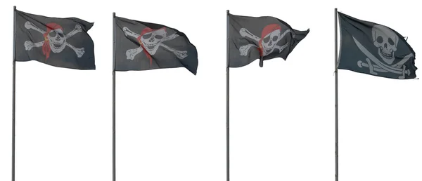 Jolly Roger flags — Stock Photo, Image