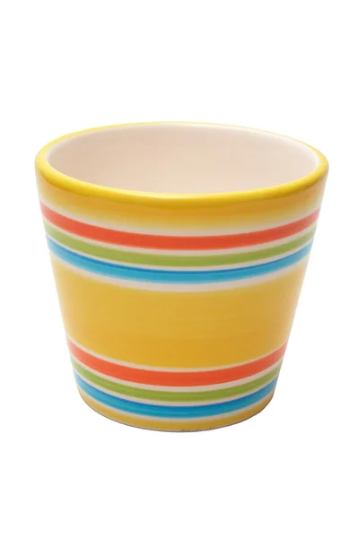 Colorful ceramic pot — Stock Photo, Image