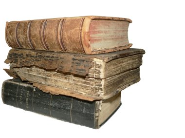 Antique books clipart