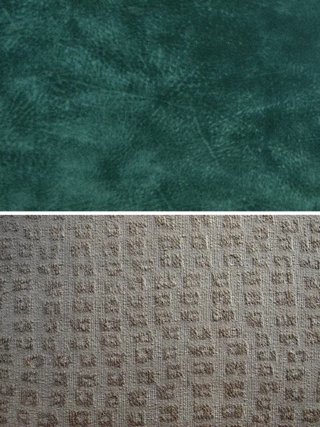 Grupo de tecidos - camurça falsa e geométrica — Fotografia de Stock