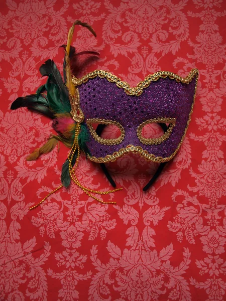 Carnival mask på tyg 8 — Stockfoto