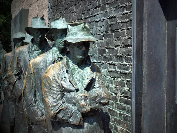 Estátua da Grande Depressão do Memorial FDR — Fotografia de Stock