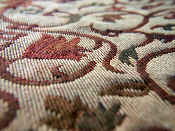 Macro weave fabric pattern — Stock Photo, Image