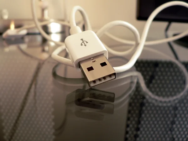 Kabel USB 4 — Zdjęcie stockowe