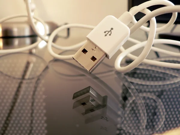 USB kablosu 3 — Stok fotoğraf