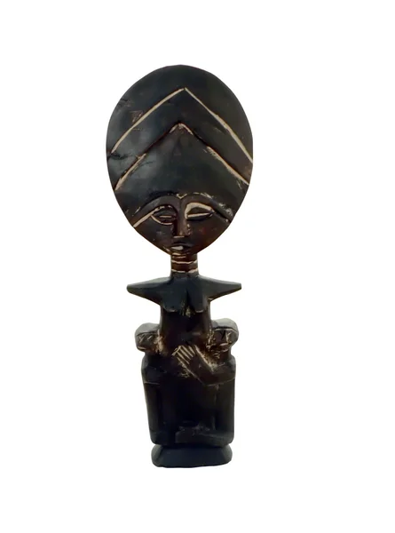 Африканская скульптура плодородия — стоковое фото