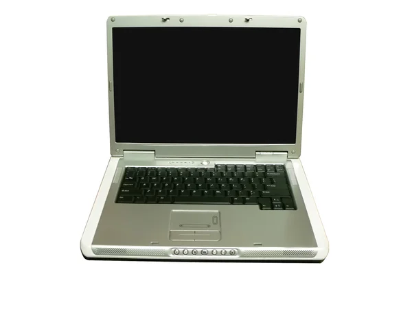Dator2 - laptop svart skärm — Stockfoto