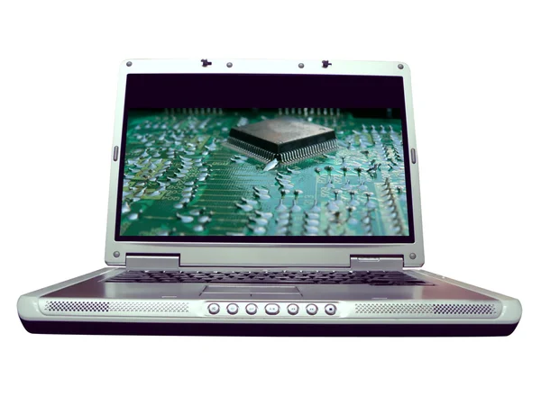 Dator - laptop-teknik — Stockfoto