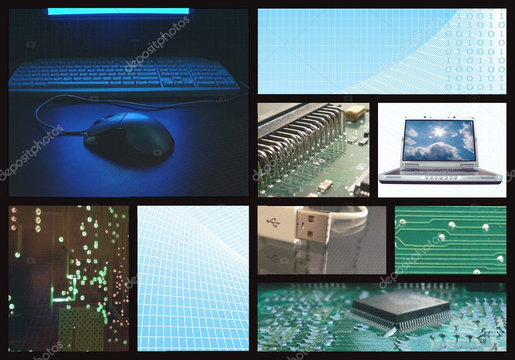 Computer Technology Collage — Stock Photo © Tdoes1 2266386
