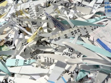 Shredded paper 2 clipart