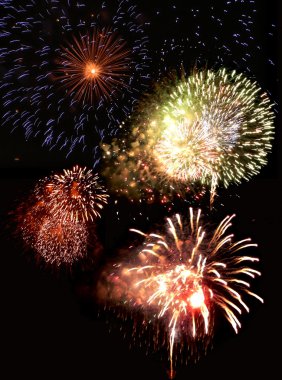 Fireworks display clipart