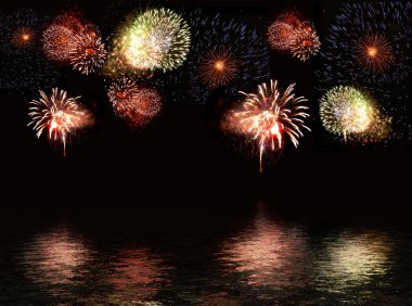 Fireworks display clipart