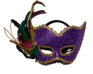 A pair of carnival mask clipart