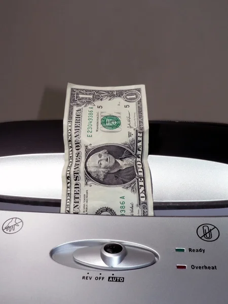 Dollar bill shredding 2 — Stock Photo, Image