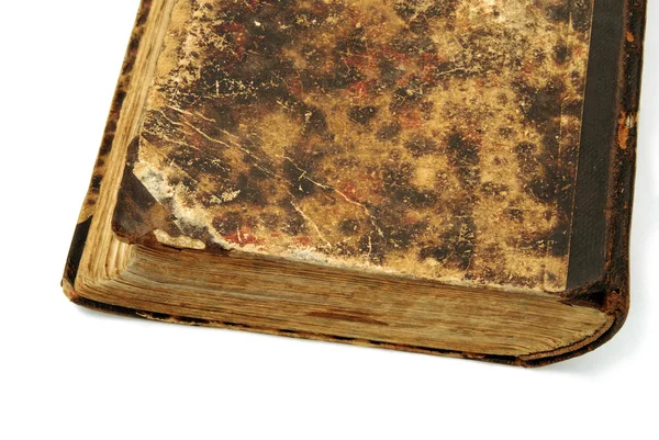 Detalhe do velho livro fechado — Fotografia de Stock