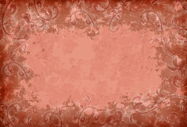 Grunge border in red tones — Stock Photo, Image