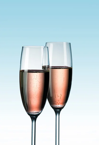 Pink champagne — Stock Photo, Image