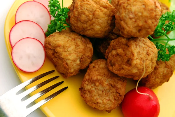 Meat balls in detail — Stock Photo, Image