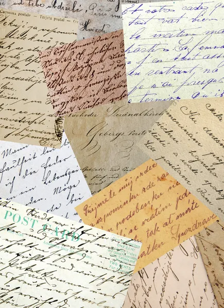 Letra vintage — Fotografia de Stock