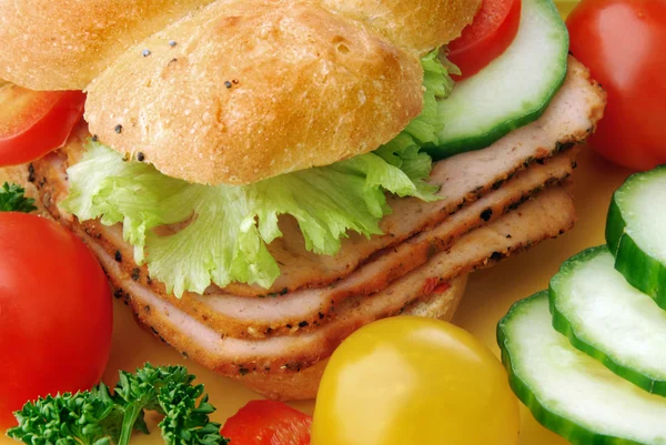 Sandwich en detalle — Foto de Stock