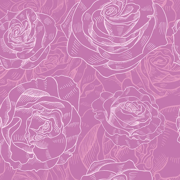 Patrón de rosa — Archivo Imágenes Vectoriales
