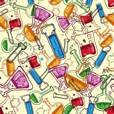 Chemistry pattern clipart