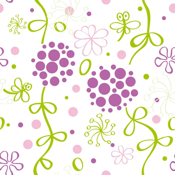 Patrón floral Ilustración De Stock