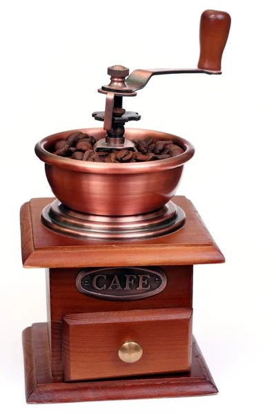 Retro ziaren kawy szlifierka — Zdjęcie stockowe