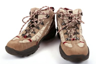 Hiking boots clipart