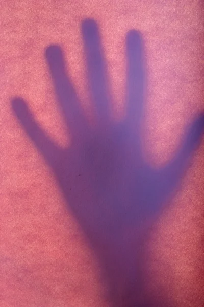 Onzichtbare menselijke hand — Stockfoto