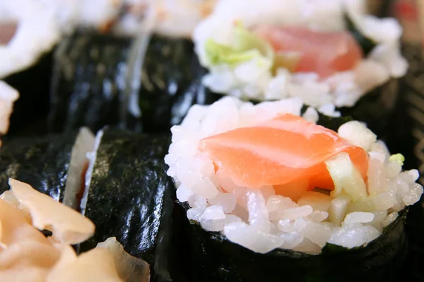 Appetizing sushi close-up — Stock Photo, Image