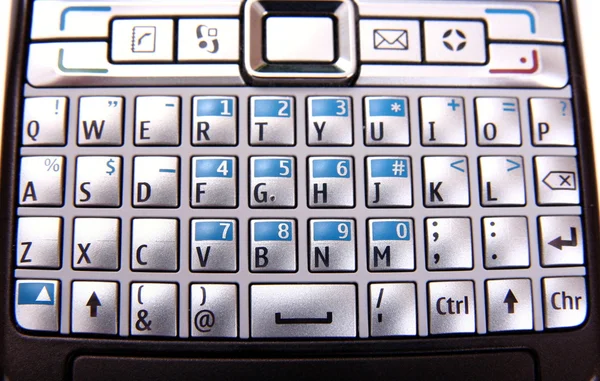 Клавиатура мобильного телефона — стоковое фото