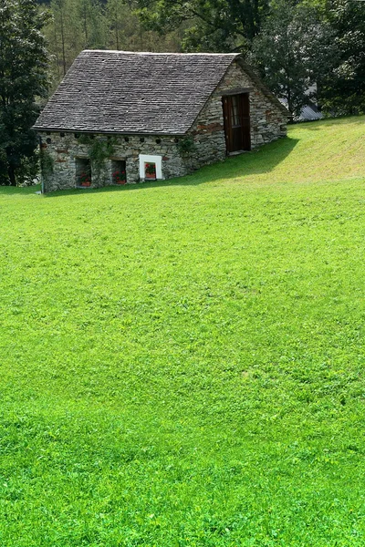 stock image Mountain stone house