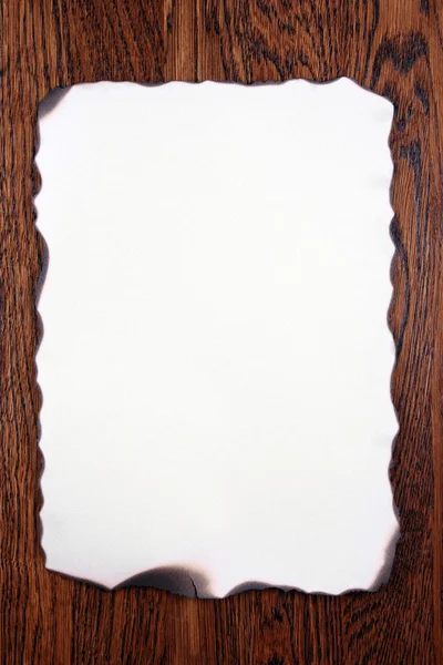White burned paper — Stock Photo, Image
