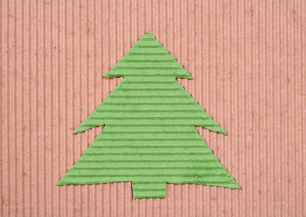 Ökologischer Weihnachtsbaum — Stockfoto