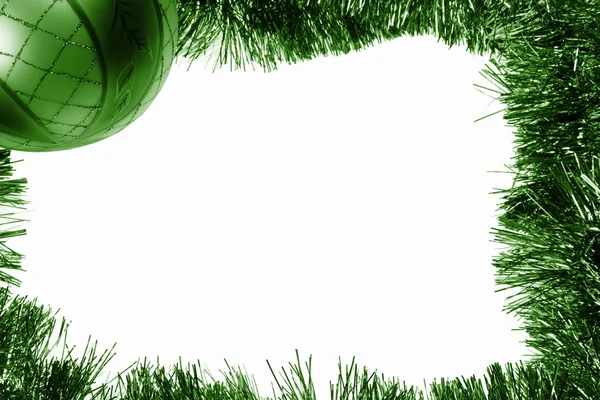 Yeşil Noel çerçeve — Stok fotoğraf