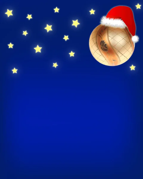 Christmas night's background — Stock Photo, Image