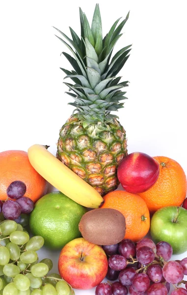 stock image Set of fresh tropical fruits