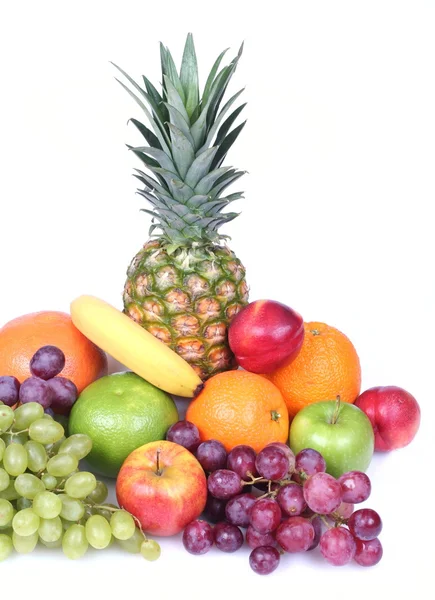 stock image A lot of fresh tropical fruits