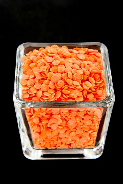 Ziarna soczewicy pomarańczowy — Zdjęcie stockowe